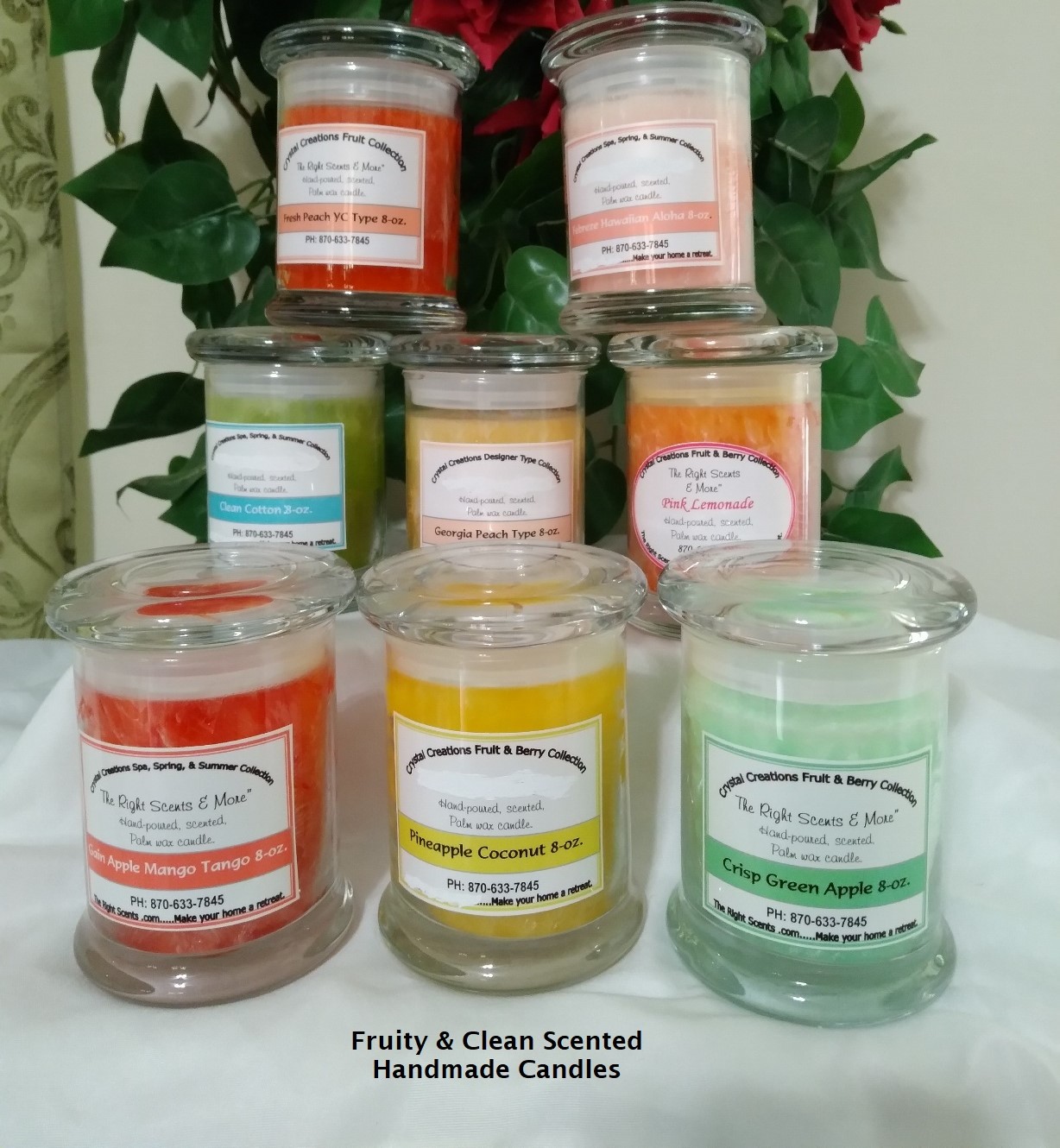Fruity & Clean 8-oz. Candles